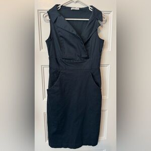 Chaiken Portrait Dress Navy Size 8